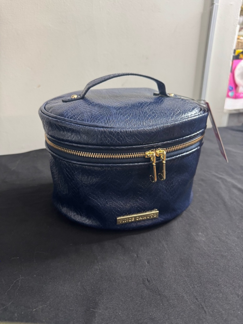 Vince Camuto Faux Snakeskin makeup bag - Picture 3 of 5